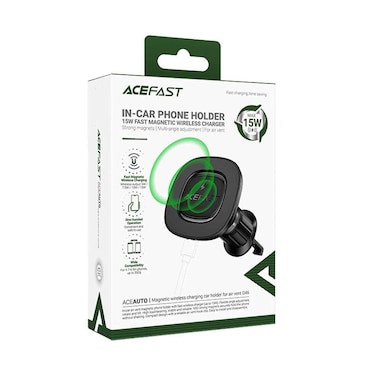 Acefast In-Car Phone Holder Fast Magnetic Wireless Charger 15 Watts