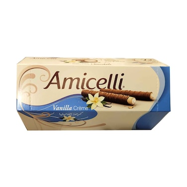 Amicelli Vanilla Creme Rolls 150g