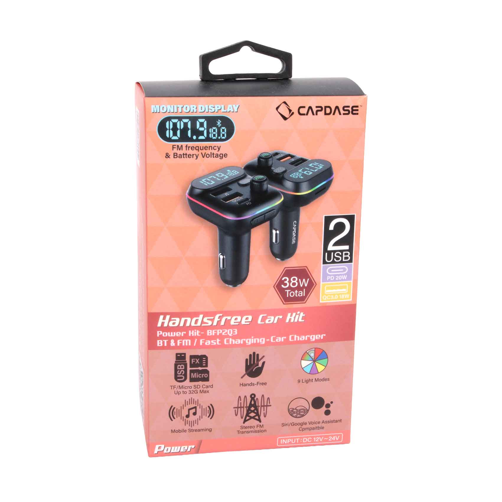 Capdase PowerKit BFP2Q3 Car Charger Kit CA00-PQ01