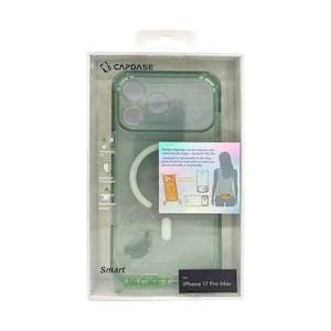 Capdase Clear Case for iPhone 17 Pro Max Green