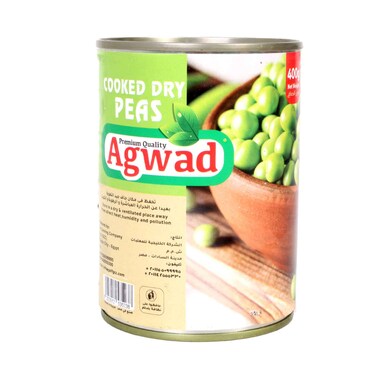Agwad Cooked Dry Green Peas 400g