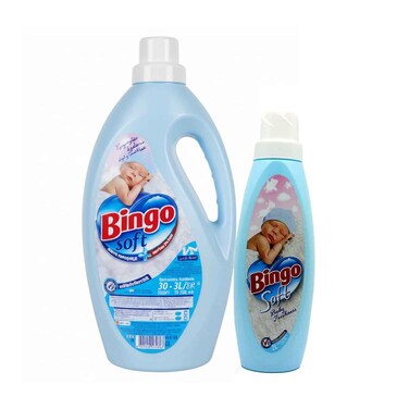 منعم أقمشة بينغو متنوع 3 لتر + 1 لتر