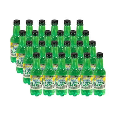 Double Up Zero Sugar Carbonated Drinks Lemon 350mlx24 Pieces