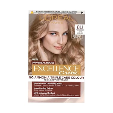 Loreal Paris Excellence Hair Color Cream Universal Light Blonde 8U