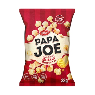 Tiffany Papa Joe Popcorn Butter 33g