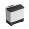 MideaTwin Tub Semi Automatic Washing Machine, MT100W180/W-KW, Capacity 18kg