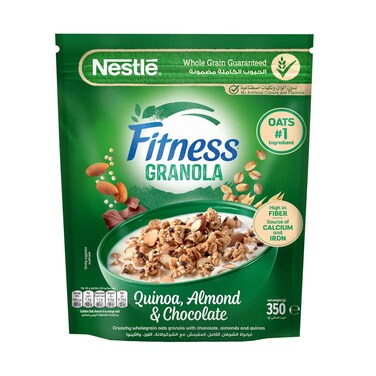 Nestle Fitness Granola With Quinoa, Almond &amp; Chocolate 350g