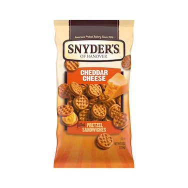 Snyder's Of Hanover Cheddar Cheese Filled Pretzel Sandwich 226g
