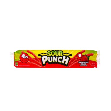 Sour Punch Strawberry Straws Candy 57g