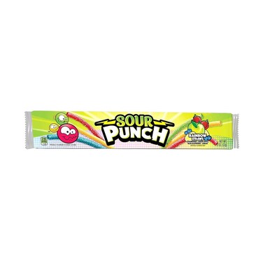 Sour Punch Rainbow Straws Candy 57g