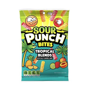 Sour Punch Bites Tropical Blends 105g