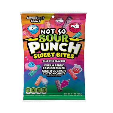 Sour Punch Sweet Bites Assorted Flavour Candy 105g