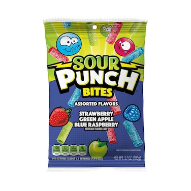 Sour Punch Bites Assorted Flavours 105g