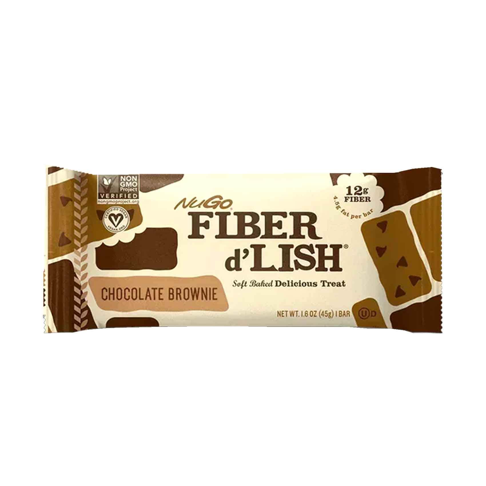 Nugo Fiber Dlish Chocolate Brownie Bar 45g