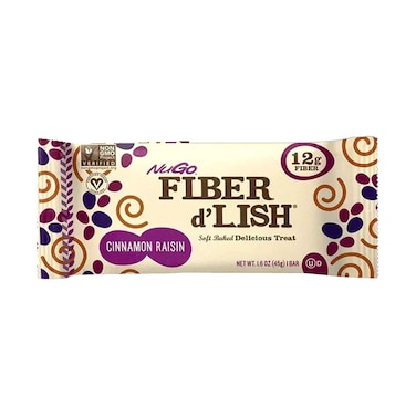 Nugo Fiber Dlish Cinnamon Raisin Bar 45g
