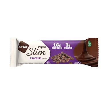 Nugo Vegan Slim Espresso Protein Bar 45g