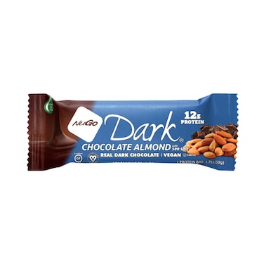 Nugo Vegan Dark Chocolate Almond With Sea Salt Protein Bar 50g
