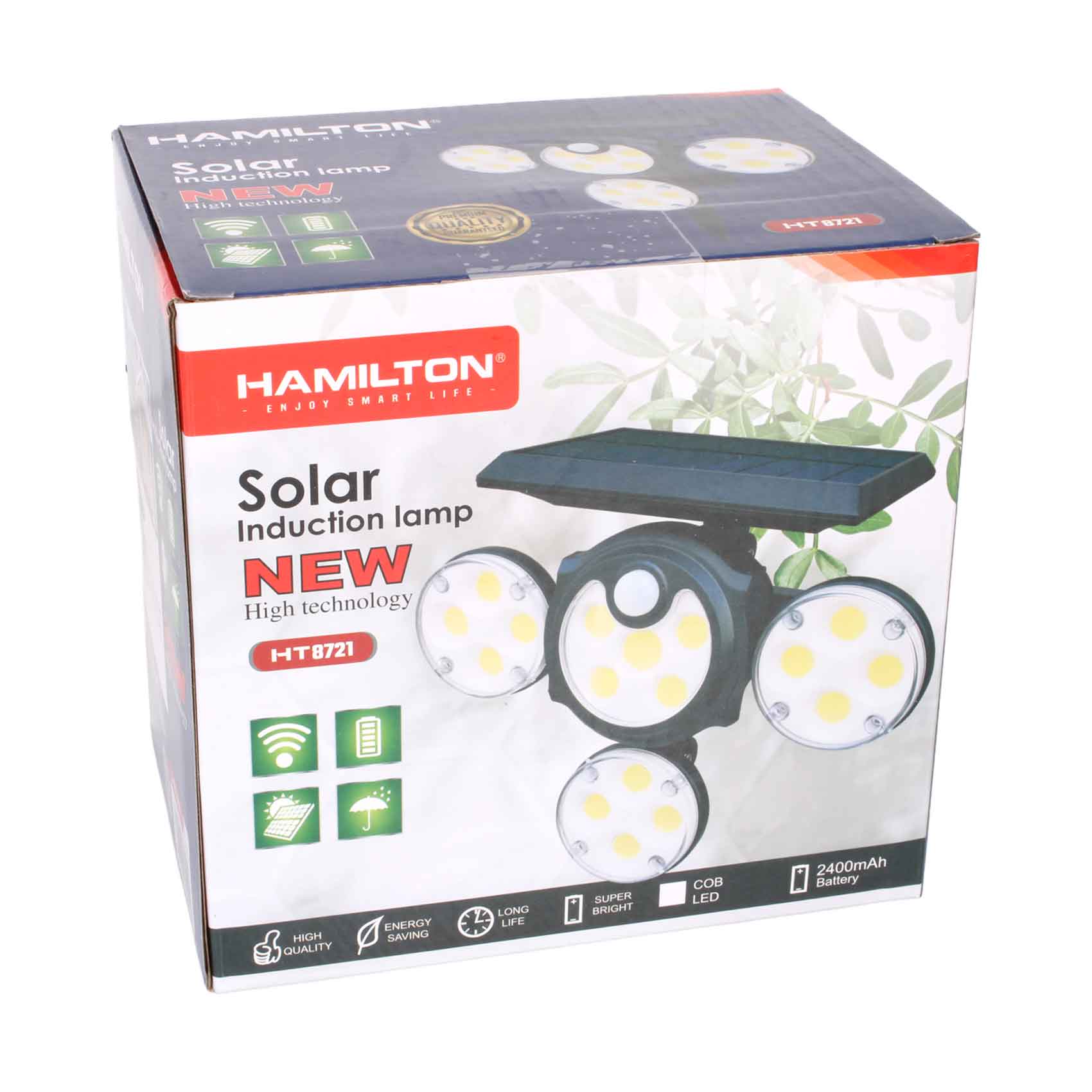 Hamilton Solar Induction Lamp High Technology Led 2400mah