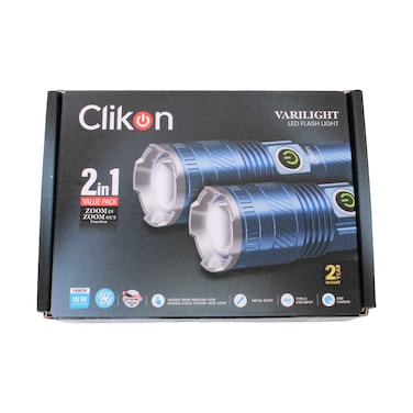 Clikon 2in1 Value Pack Zoom In Zoom Out Varilight LED Flash Light 15W