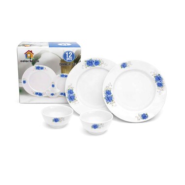 Color House Dinner Set New Bone China 2 Pieces