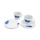 Color House Cup &amp; Saucer New Born China 12 Pieces