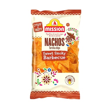 Mission Mexicano Tortilla Chips With Sweet Smoky Barbecue Flavour 175g