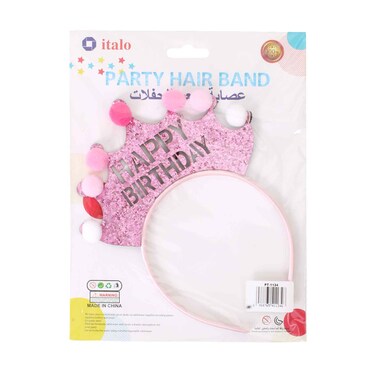 Happy Birthday Hair Band Astd