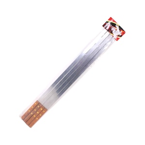 Barbecue Skewer Flat Metal 23 Inches