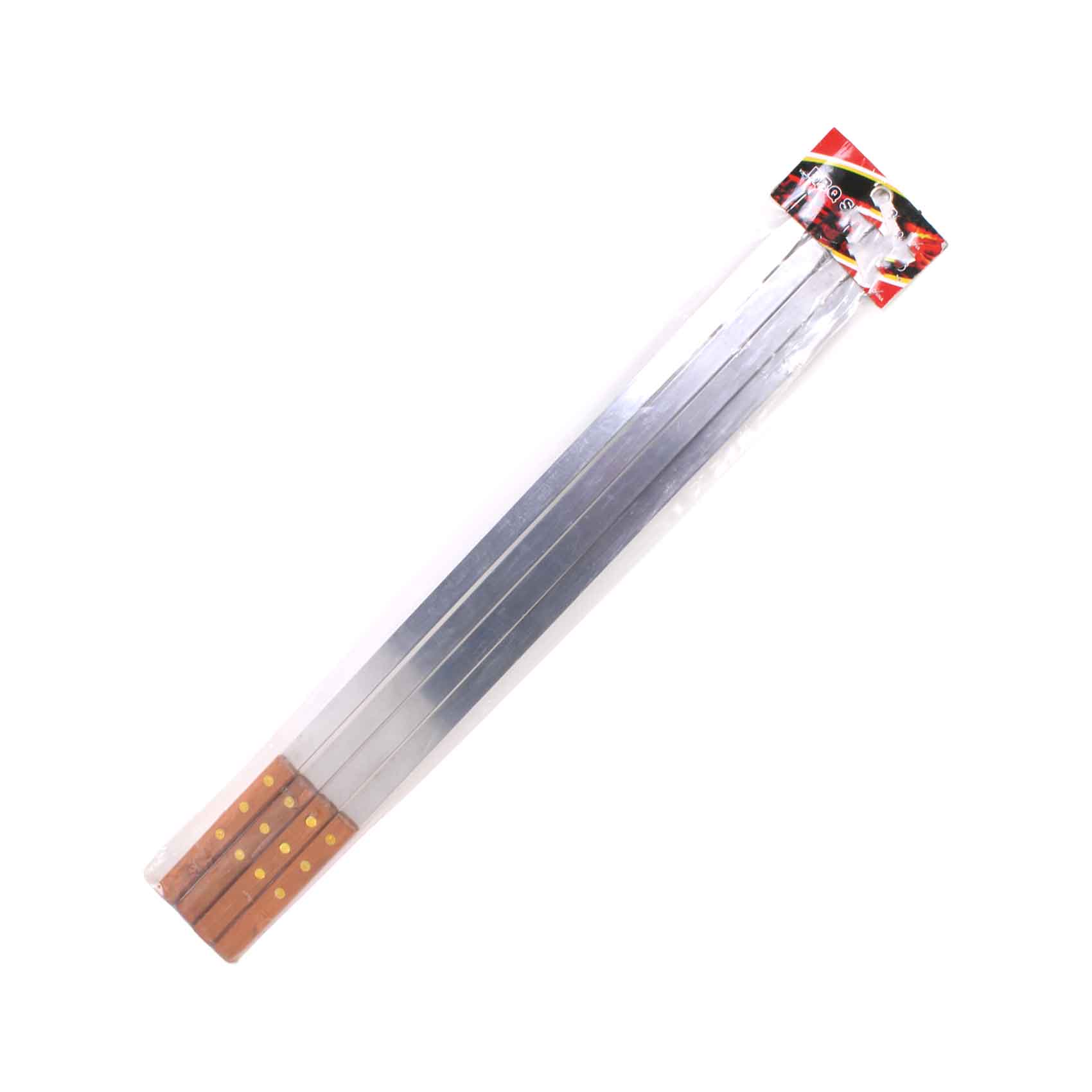 Barbecue Skewer Flat Metal 23 Inches