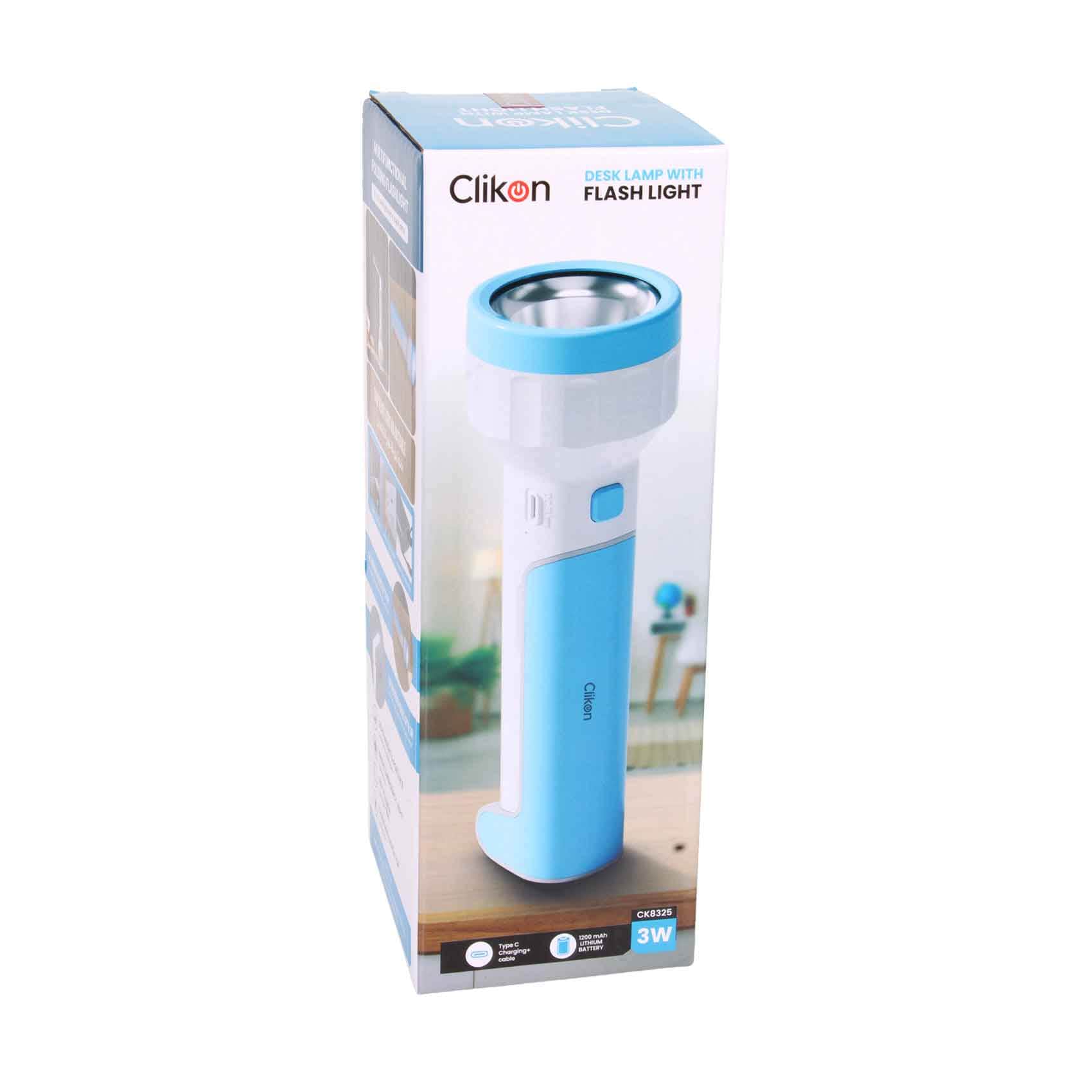 Clikon Rechargeable Torch 2 In 1
