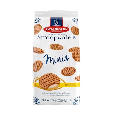 Daelmans Stroopwafels Authentic Dutch Mini Honey Waffles 200g