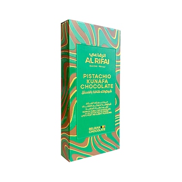 Al Rifai Pistachio Kunafa Belgian Chocolate 190g