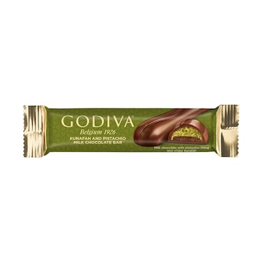 Godiva Milk Chocolate Bar With Kunafa &amp; Pistachio Filling 35g