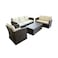 Rattan Sofa Set 6 Person
