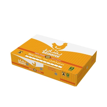Bashayer Frozen Whole Chicken 1100gx10 Pieces