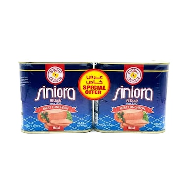 Siniora Meat Luncheon 340gx2 Pieces