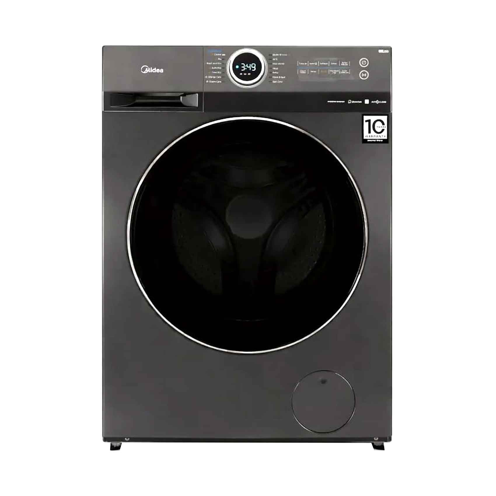 Midea Front Load Washing Machine MF200D120WBT 12kg & Dryer 8kg,
