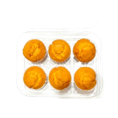 Muffins Orange 6 Pieces