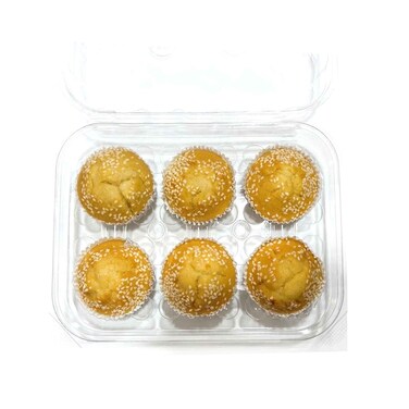 Muffins Date &amp; Walnut 6 Pieces