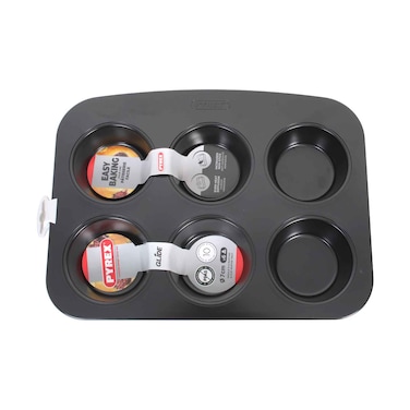 Pyrex Baking 6 Cup Muffin Tray