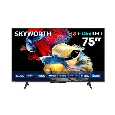 تلفزيون سكايورث الذكي بتقنية LED 4K QD-Mini، 75×6600H، 75 بوصة