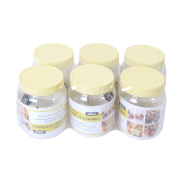 Gitco Multi Purpose Storage Container 500mlx6 Pieces