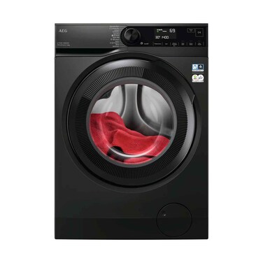 غسالة ملابس أمامية التحميل من AEG، سلسلة 7000، فضي داكن، LF7384U4B، سعة 8 كجم