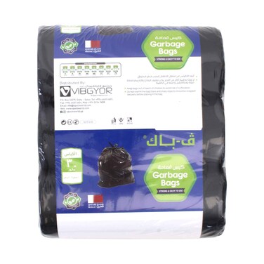 أكياس قمامة من نوع V Pack سعة 30 جالونًا، 20 كيسًا × 3 عبوات