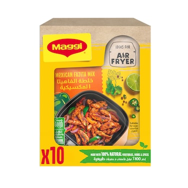 مزيج ماجي للقلي الهوائي - فاهيتا مكسيكية 65 غرام × 10 قطع