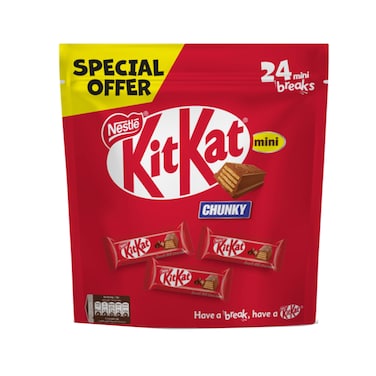 Nestle KitKat Mini Wafers Covered With Milk Chocolate Chunky 384g
