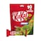 Nestle KitKat Mini Wafer Bar, Milk Chocolate Filled With Pistachio, Kunafa &amp; Crunchy Biscuits 166g