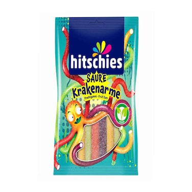 Hitschies Vegan Saure Krakenarme Sour Fruit Gum 75g
