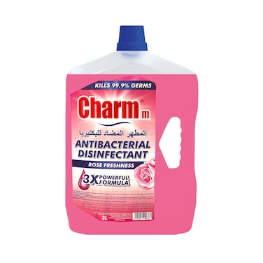 Charmm Liquid Antibacterial Disinfectant Rose Freshness 3l