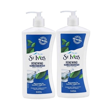 St. Ives Renewing Collagen &amp; Elastin Body Lotion 532mlx2 Pieces